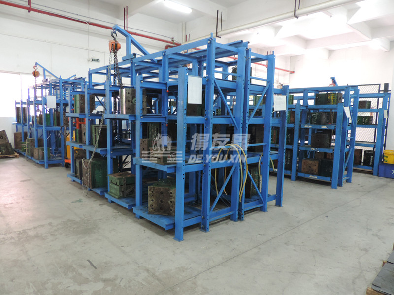 塑胶电器厂模具货架安装案例